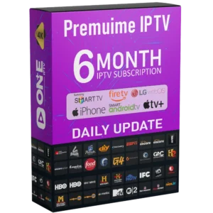 IPTV nordic 6 Månader