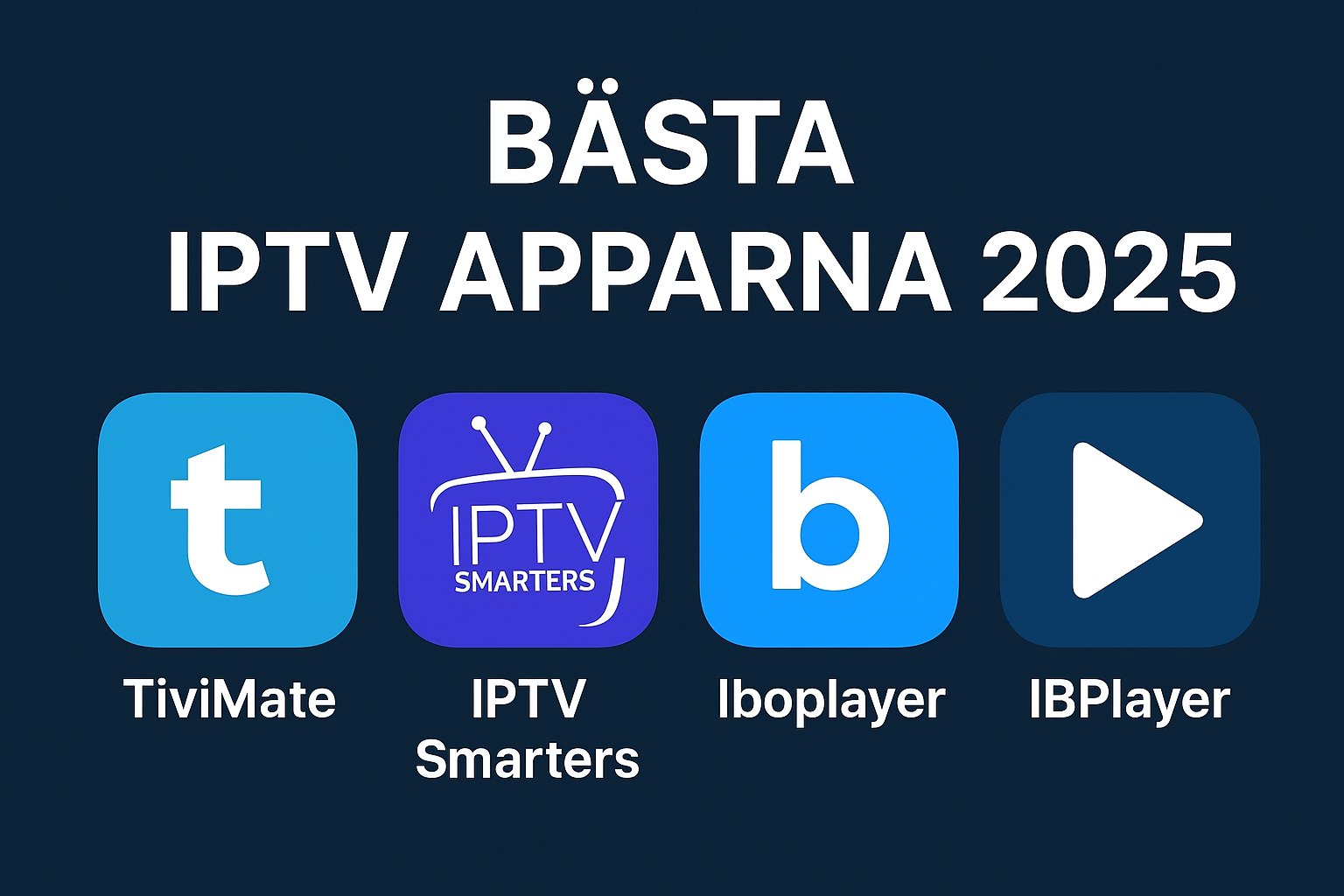 bästa IPTV appar 2025